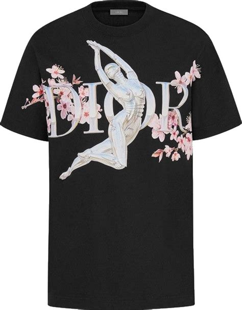 Dior x Sorayama Black Metallic Robot Logo T